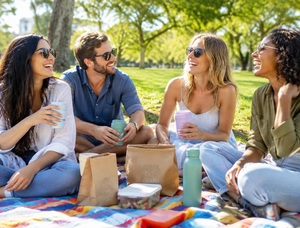 Outdoor leisure scene